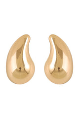Water Drop Gold Earrings