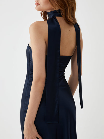 Plain Sleeveless Casual Long Dress