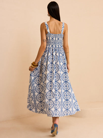 Boho Printed Maxi Dress