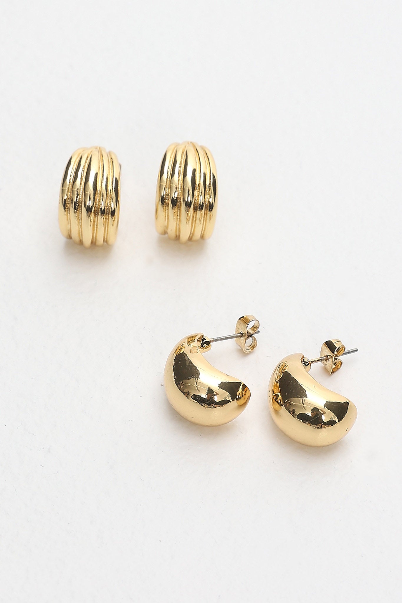 Monroe Stud Earring Set Gold